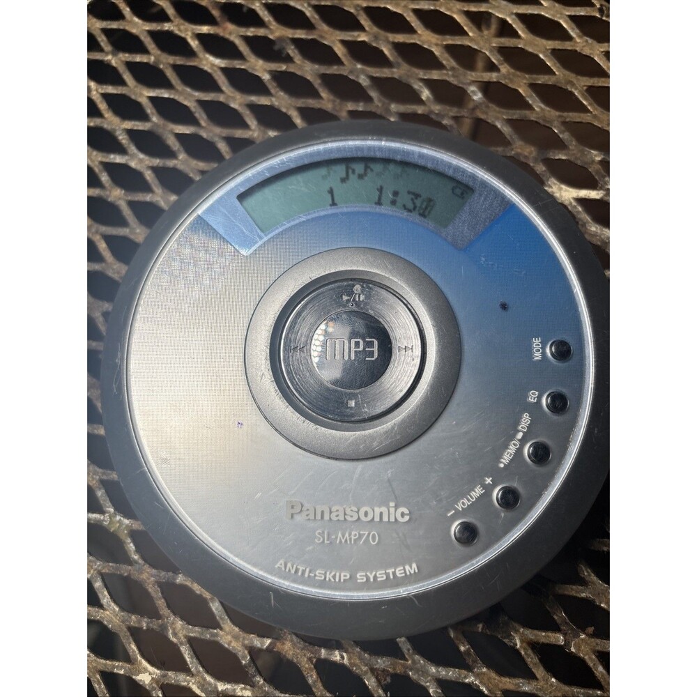 Vintage Panasonic SL-MP70 Portable CD MP3 Player Anti-Skip Made in Japan